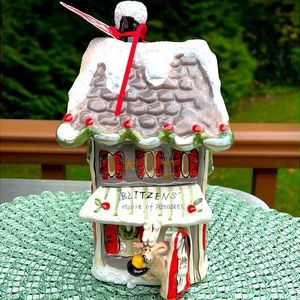 New Blue Sky Blitzen’s House of Pancakes Tea light holder.